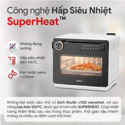 Lí do lựa chon nồi chiên không dầu hơi nước